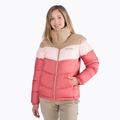 Columbia Puffect Color Blocked dámska páperová bunda ružová 1955101