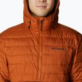 Columbia Powder Lite Anorak pánska páperová bunda oranžová a čierna 9
