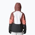 Dámska lyžiarska bunda Columbia Snow Slab Blackdot black and red 2007551 3