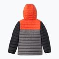 Detská páperová bunda Columbia Powder Lite s kapucňou Red-Grey 1802901 2