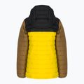 Detská páperová bunda Columbia Powder Lite s kapucňou Black and Yellow 1802901 2