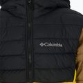 Detská páperová bunda Columbia Powder Lite s kapucňou Black and Yellow 1802901 3