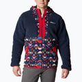 Columbia pánska fleecová mikina Backbowl Sherpa navy blue 1952403