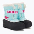 Sorel Snow Commander junior snehové topánky ocean surf/cactus pink 4