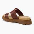 Timberland Clairemont Way dámske žabky dark red full grain 3