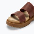 Timberland Clairemont Way dámske žabky dark red full grain 7