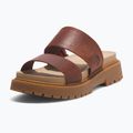 Timberland Clairemont Way dámske žabky dark red full grain 8