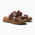 Timberland Clairemont Way dámske žabky dark red full grain 11