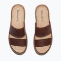 Timberland Clairemont Way dámske žabky dark red full grain 12
