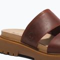 Timberland Clairemont Way dámske žabky dark red full grain 14