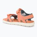 Timberland Perkins Row 2 Strap svetlo oranžové juniorské sandále 3