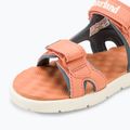 Timberland Perkins Row 2 Strap svetlo oranžové juniorské sandále 7
