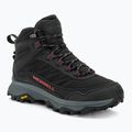 Pánske turistické topánky Merrell Moab Speed Thermo Spike Mid WP black
