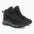 Pánske turistické topánky Merrell Moab Speed Thermo Spike Mid WP black 4