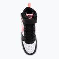 Detské topánky Nike Court Borough Mid 2 black/sunset pulse/white 5