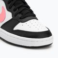 Detské topánky Nike Court Borough Mid 2 black/sunset pulse/white 7