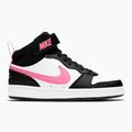 Detské topánky Nike Court Borough Mid 2 black/sunset pulse/white 8