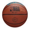Wilson NBA Team Alliance Charlotte Hornets hnedá basketbalová lopta WTB3100XBCHA veľkosť 7 4