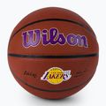 Wilson NBA Team Alliance Los Angeles Lakers hnedá basketbalová lopta WTB3100XBLAL veľkosť 7