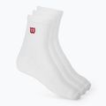 Ponožky Wilson Quarter Top 3 páry bright white