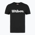Dámske tenisové tričko Wilson Team Graphic Script W black script