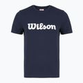Dámske tenisové tričko Wilson Team Graphic Script W classic navy script