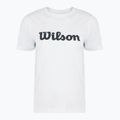 Dámske tenisové tričko Wilson Team Graphic Script W bright white script