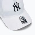 47 Značka New York Yankees Brrr CLEAN UP baseballová čiapka biela 3