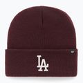 Zimná čiapka 47 Brand MLB Los Angeles Dodgers Haymaker dark maroon