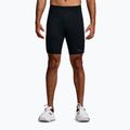 Pánske bežecké šortky Saucony Fortify Lined Half black