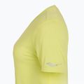 Dámske bežecké tričko Saucony Stopwatch SS sunny lime heather 3