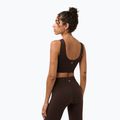 Fitness podprsenka Sweaty Betty Stamina Seamless Scoop espresso brown 3