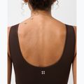 Fitness podprsenka Sweaty Betty Stamina Seamless Scoop espresso brown 4