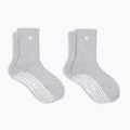 Dámske ponožky Sweaty Betty Pilates Crew Gripper 2 pary light grey marl