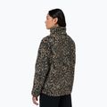 Dámska mikina Sweaty Betty Plush Contrast Zip Up Fleece brown ink leopard print 3