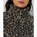 Dámska mikina Sweaty Betty Plush Contrast Zip Up Fleece brown ink leopard print 5