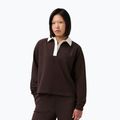 Dámska mikina Sweaty Betty Revive Rugby espresso brown
