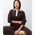 Dámska mikina Sweaty Betty Revive Rugby espresso brown 4