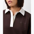 Dámska mikina Sweaty Betty Revive Rugby espresso brown 5