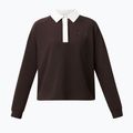 Dámska mikina Sweaty Betty Revive Rugby espresso brown 6