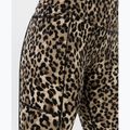 Dámske tréningové legíny Sweaty Betty Power Piping Workout 7/8 brown ink leopard print 6