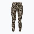 Dámske tréningové legíny Sweaty Betty Power Piping Workout 7/8 brown ink leopard print 8