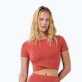 Dámske tričko na jogu Sweaty Betty All Day Wrap terrazzo red