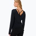 Dámske tričko longsleeve Sweaty Betty Soft Flow Studio Wear Your Way black 5