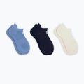 Dámske ponožky Sweaty Betty Lightweight Trainer 3 pary fadedblue frenchnavy crea