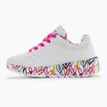 Detské tenisky SKECHERS Uno Lite Lovely Luv white/multi 10