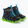 Detská obuv SKECHERS Mega-Surge Flash Breeze black/blue/lime 4