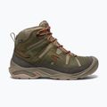 Pánske trekové topánky KEEN Circadia Mid Wp green-brown 1026766 12