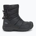 Detské trekové topánky KEEN Puffrider WP black/steel grey 2