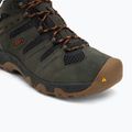 Pánske turistické topánky KEEN Headout Mid Waterproof black olive/fossil orange 7